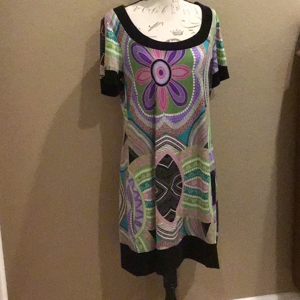 Sz.XL Tiana B. Geometric Dress,  CLOSET CLEANOUT